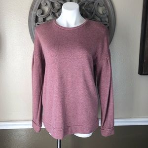 A new Day Pink metallic pink sweater size large